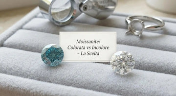 Moissanite Colorata vs Incolore: Guida Completa 2026