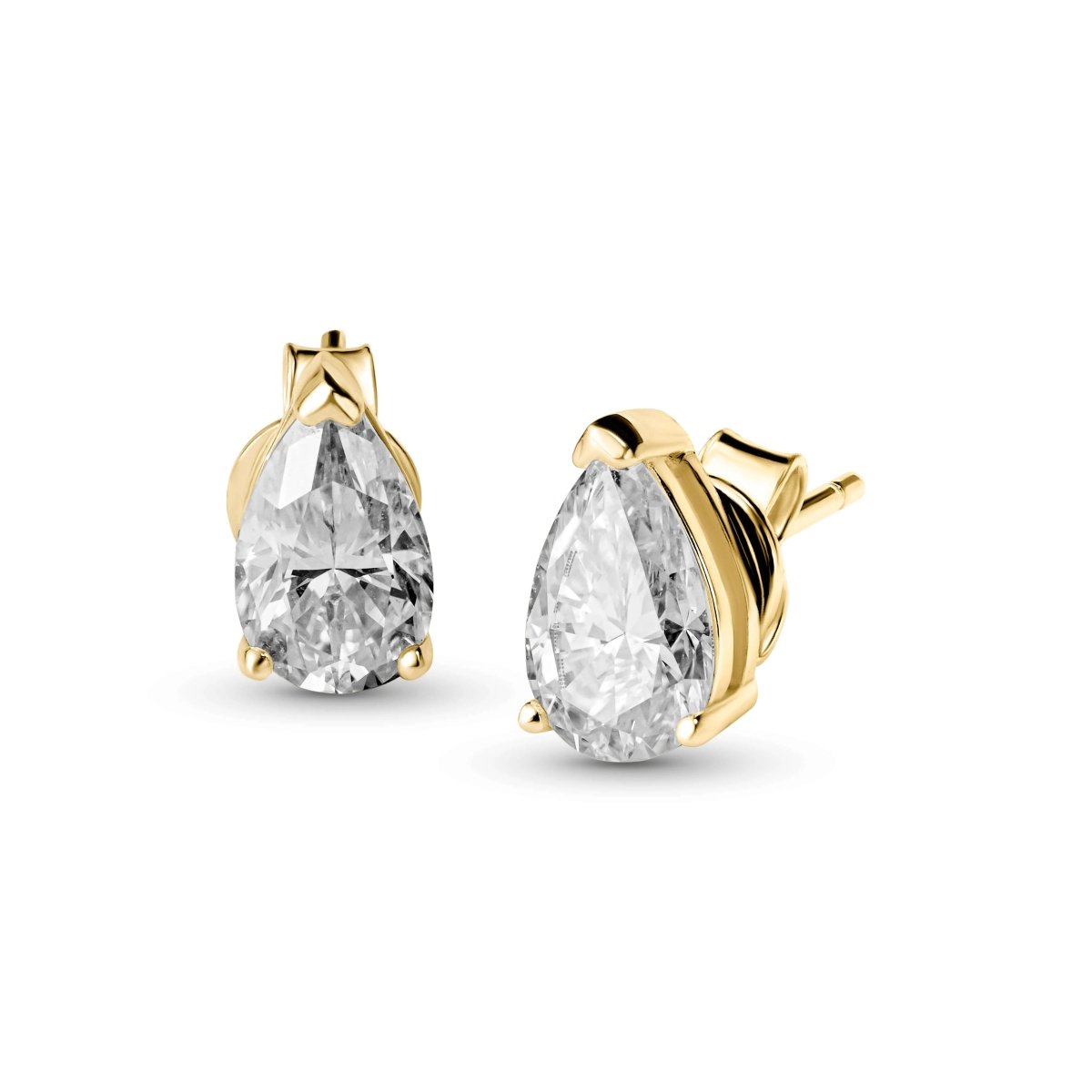 Orecchini Reha 1 ct Moissanite Stud Lobo - Alter Luxe - Alter Luxe - Argento 925 - Oro - Regalo Anniversario e Matrimonio e Compleanno - 