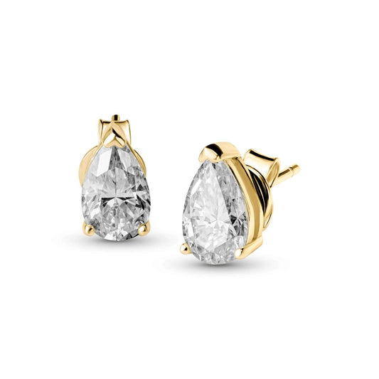 Orecchini Reha 1 ct Moissanite Stud Lobo - Alter Luxe - Alter Luxe - Argento 925 - Oro - Regalo Anniversario e Matrimonio e Compleanno - 